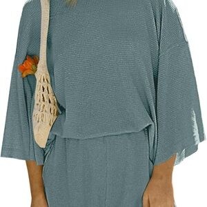 Amazon Women's 3/4 sleeve loungewear set